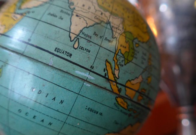 vintage globe